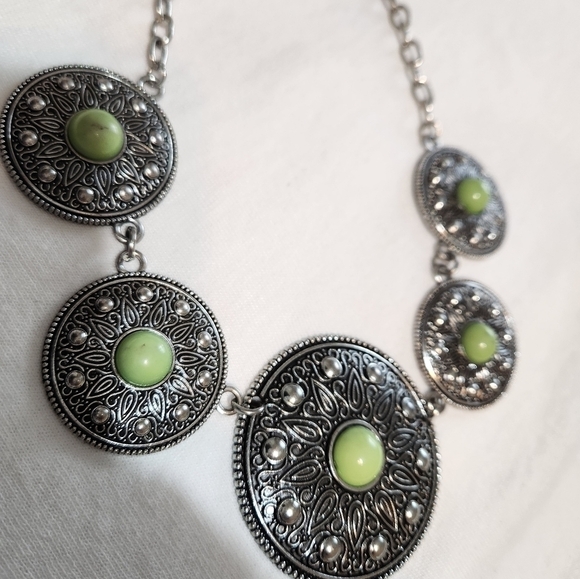 Paparazzi Necklace ~ Hey,‎ SOL Sister - Green - Picture 5 of 5